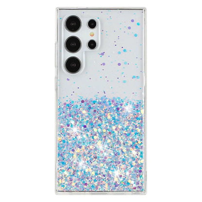 For Samsung Galaxy S23 Ultra Case Epoxy Glitter Sparkle Luminous TPU Phone Cover