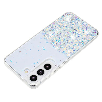 For Samsung Galaxy S23+ Case Epoxy Sparkle Luminous TPU Phone Protective Cover