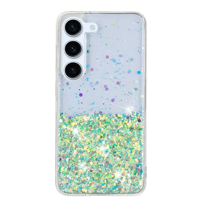 For Samsung Galaxy S23+ Case Epoxy Sparkle Luminous TPU Phone Protective Cover