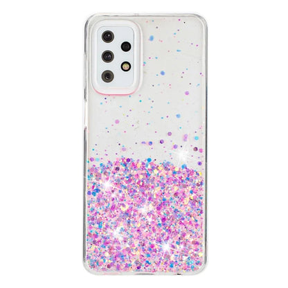 For Samsung Galaxy A23 4G / A23 5G (Global Version) Glow In The Dark Epoxy TPU Glitter Sparkle Phone Cover