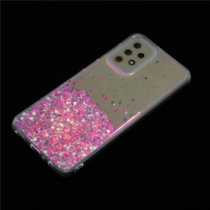 For Samsung Galaxy A23 4G / A23 5G (Global Version) Glow In The Dark Epoxy TPU Glitter Sparkle Phone Cover