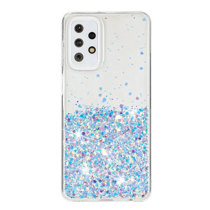 For Samsung Galaxy A23 4G / A23 5G (Global Version) Glow In The Dark Epoxy TPU Glitter Sparkle Phone Cover