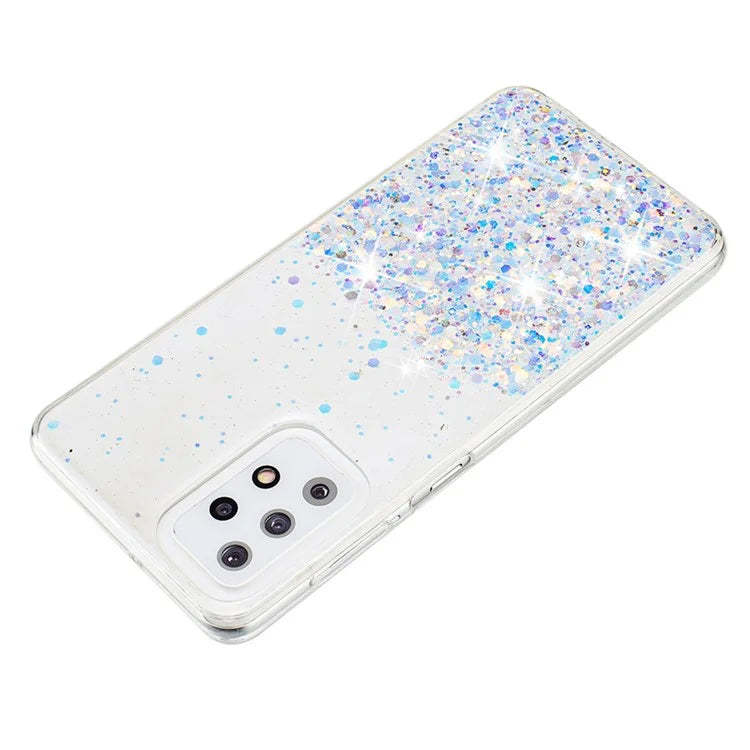 For Samsung Galaxy A23 4G / A23 5G (Global Version) Glow In The Dark Epoxy TPU Glitter Sparkle Phone Cover