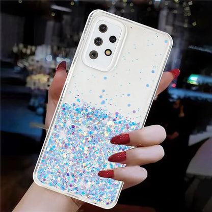 For Samsung Galaxy A23 4G / A23 5G (Global Version) Glow In The Dark Epoxy TPU Glitter Sparkle Phone Cover