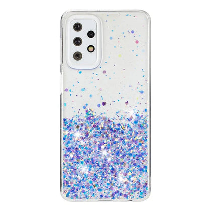 For Samsung Galaxy A23 4G / A23 5G (Global Version) Glow In The Dark Epoxy TPU Glitter Sparkle Phone Cover