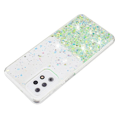 For Samsung Galaxy A23 4G / A23 5G (Global Version) Glow In The Dark Epoxy TPU Glitter Sparkle Phone Cover