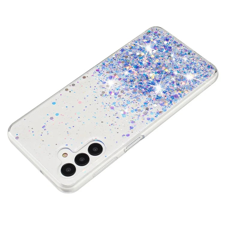 For Samsung Galaxy A15 5G Soft TPU Case Glitter Sparkle Epoxy Glow In The Dark Phone Cover