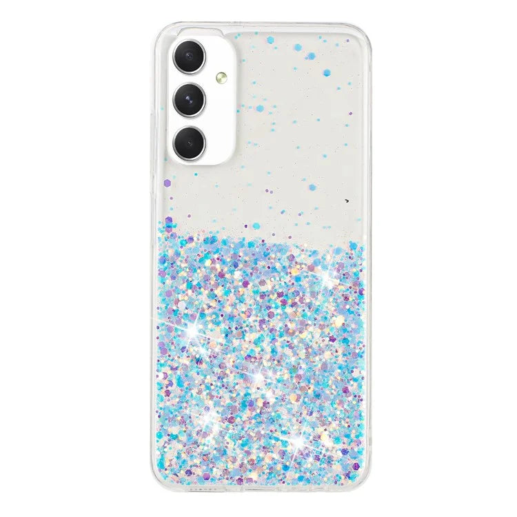 For Samsung Galaxy A05s 4G Luminous Phone Cover Epoxy Glitter Sparkle TPU Phone Case
