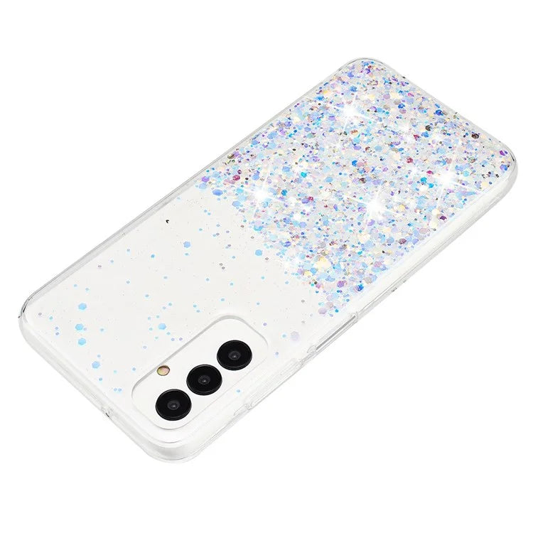 For Samsung Galaxy A05s 4G Luminous Phone Cover Epoxy Glitter Sparkle TPU Phone Case