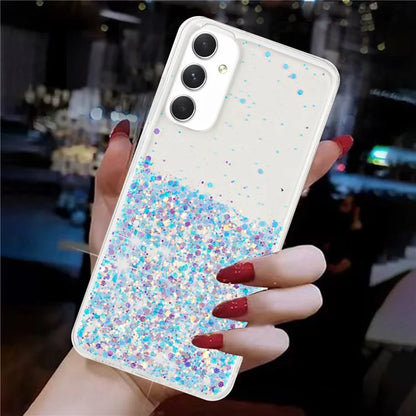 For Samsung Galaxy A05s 4G Luminous Phone Cover Epoxy Glitter Sparkle TPU Phone Case