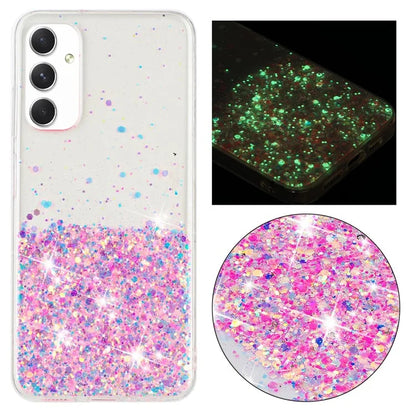 For Samsung Galaxy A05s 4G Luminous Phone Cover Epoxy Glitter Sparkle TPU Phone Case