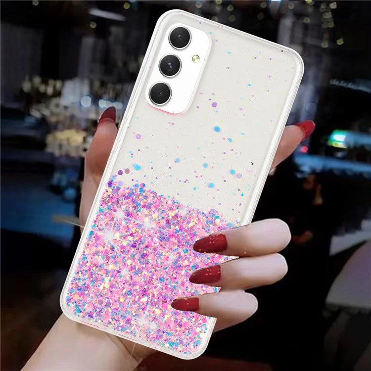 For Samsung Galaxy A05s 4G Luminous Phone Cover Epoxy Glitter Sparkle TPU Phone Case