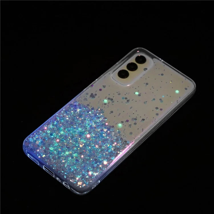 For Samsung Galaxy A05s 4G Luminous Phone Cover Epoxy Glitter Sparkle TPU Phone Case