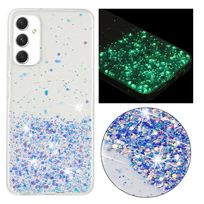 For Samsung Galaxy A05s 4G Luminous Phone Cover Epoxy Glitter Sparkle TPU Phone Case