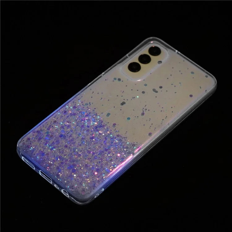 For Samsung Galaxy A05s 4G Luminous Phone Cover Epoxy Glitter Sparkle TPU Phone Case