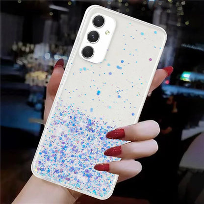 For Samsung Galaxy A05s 4G Luminous Phone Cover Epoxy Glitter Sparkle TPU Phone Case