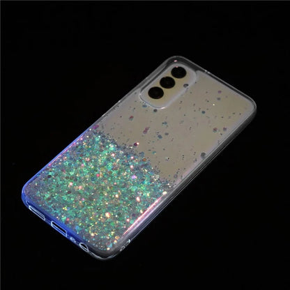 For Samsung Galaxy A05s 4G Luminous Phone Cover Epoxy Glitter Sparkle TPU Phone Case
