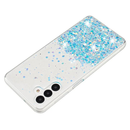 For Samsung Galaxy A04s 4G (164.7 x 76.7 x 9.1 mm) / A13 5G Case Glitter Sparkle Epoxy TPU Glow In The Dark Phone Cover