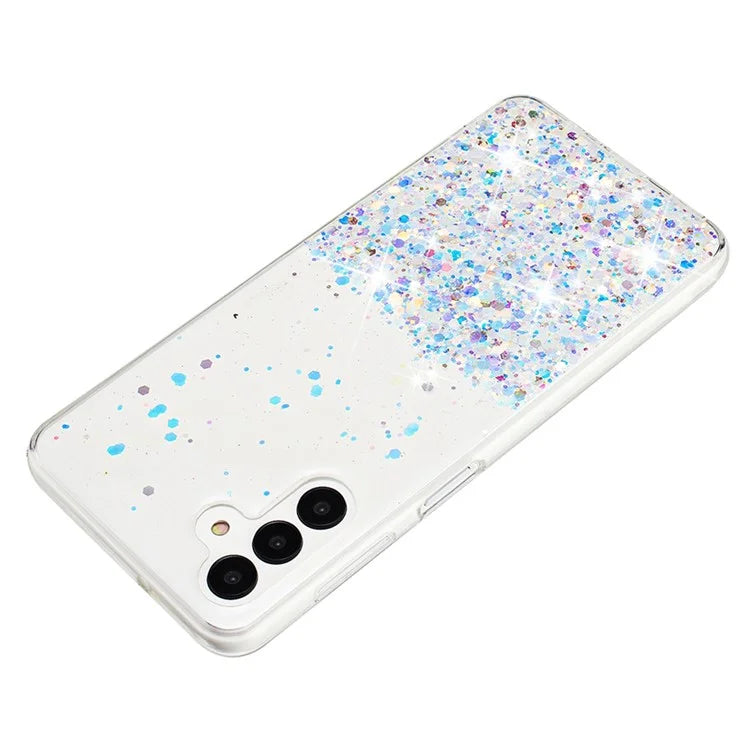 For Samsung Galaxy A04s 4G (164.7 x 76.7 x 9.1 mm) / A13 5G Case Glitter Sparkle Epoxy TPU Glow In The Dark Phone Cover
