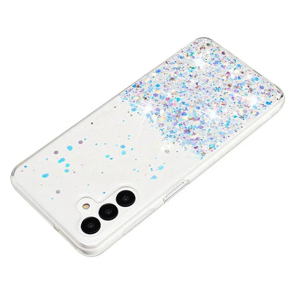 For Samsung Galaxy A04s 4G (164.7 x 76.7 x 9.1 mm) / A13 5G Case Glitter Sparkle Epoxy TPU Glow In The Dark Phone Cover
