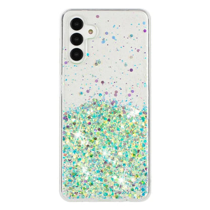 For Samsung Galaxy A04s 4G (164.7 x 76.7 x 9.1 mm) / A13 5G Case Glitter Sparkle Epoxy TPU Glow In The Dark Phone Cover