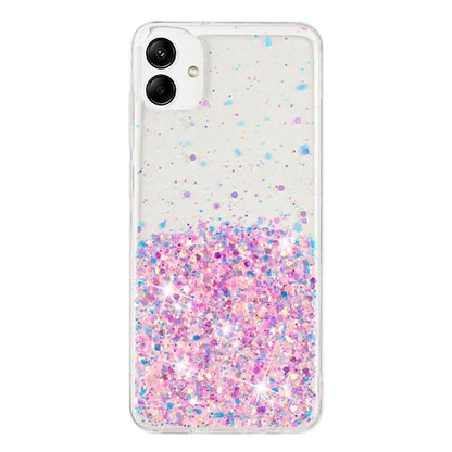 For Samsung Galaxy A05 4G Phone Case Sparkle Luminous Epoxy TPU Back Cover