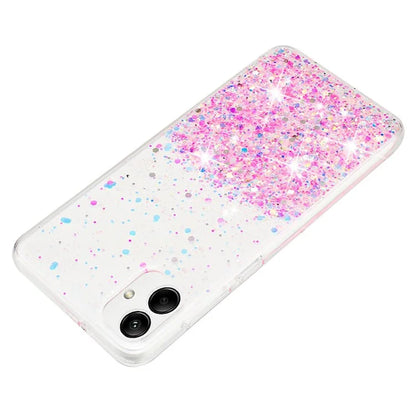 For Samsung Galaxy A05 4G Phone Case Sparkle Luminous Epoxy TPU Back Cover