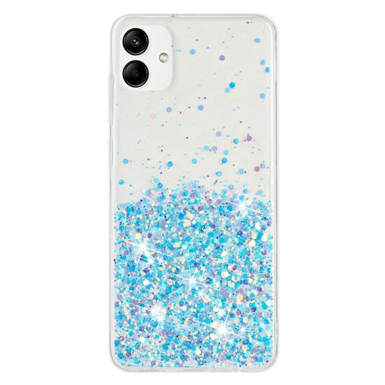 For Samsung Galaxy A05 4G Phone Case Sparkle Luminous Epoxy TPU Back Cover