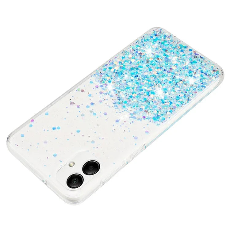 For Samsung Galaxy A05 4G Phone Case Sparkle Luminous Epoxy TPU Back Cover