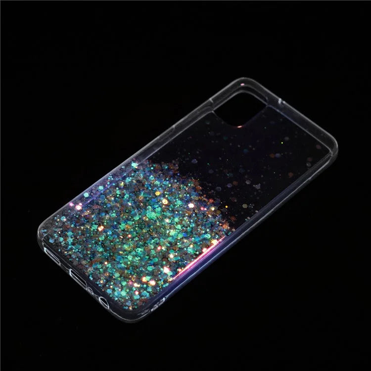 For Samsung Galaxy A05 4G Phone Case Sparkle Luminous Epoxy TPU Back Cover