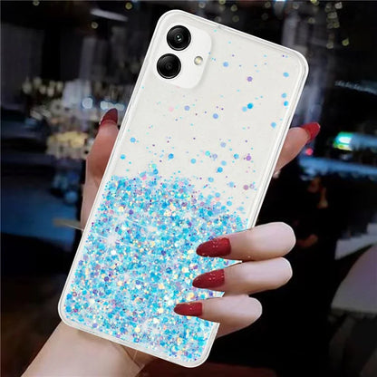 For Samsung Galaxy A05 4G Phone Case Sparkle Luminous Epoxy TPU Back Cover