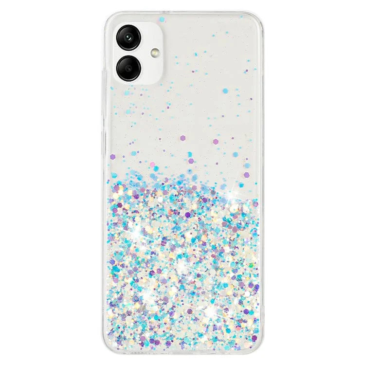 For Samsung Galaxy A05 4G Phone Case Sparkle Luminous Epoxy TPU Back Cover