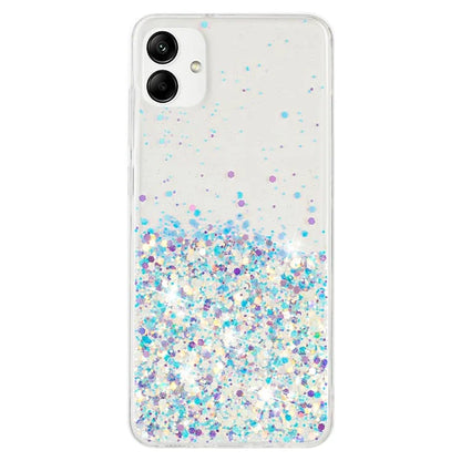 For Samsung Galaxy A05 4G Phone Case Sparkle Luminous Epoxy TPU Back Cover