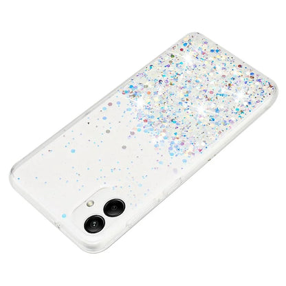 For Samsung Galaxy A05 4G Phone Case Sparkle Luminous Epoxy TPU Back Cover