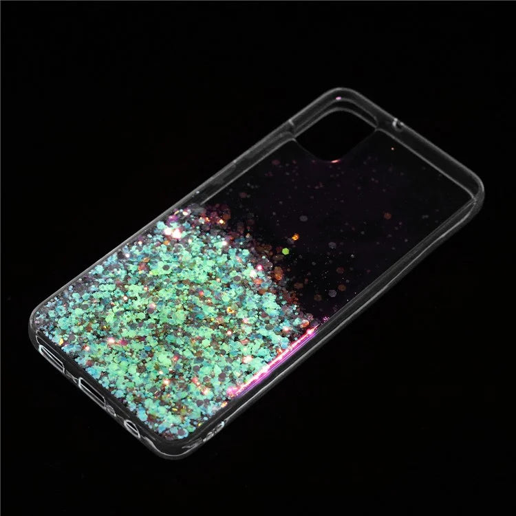 For Samsung Galaxy A05 4G Phone Case Sparkle Luminous Epoxy TPU Back Cover