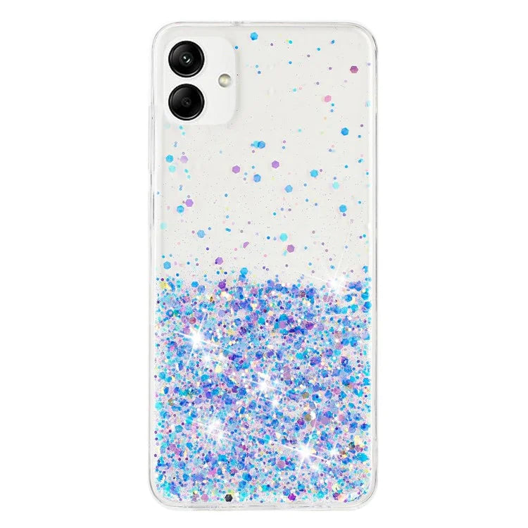 For Samsung Galaxy A05 4G Phone Case Sparkle Luminous Epoxy TPU Back Cover