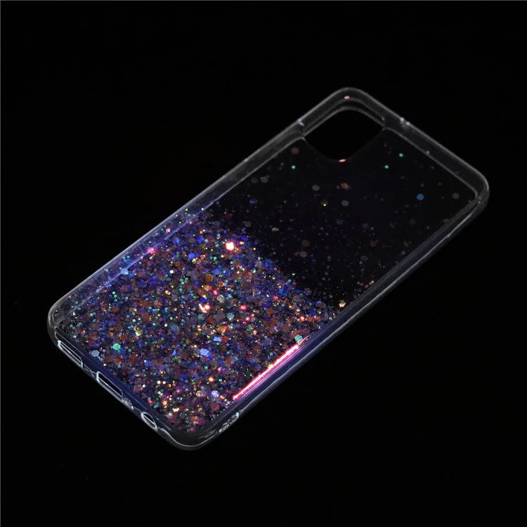 For Samsung Galaxy A05 4G Phone Case Sparkle Luminous Epoxy TPU Back Cover