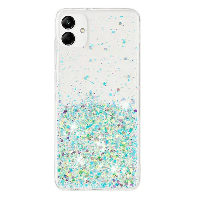 For Samsung Galaxy A05 4G Phone Case Sparkle Luminous Epoxy TPU Back Cover