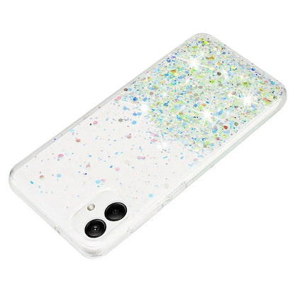 For Samsung Galaxy A05 4G Phone Case Sparkle Luminous Epoxy TPU Back Cover