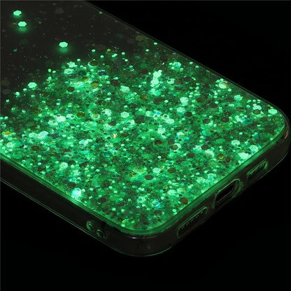 For Samsung Galaxy A05 4G Phone Case Sparkle Luminous Epoxy TPU Back Cover