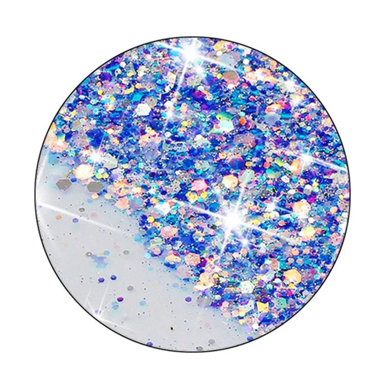 For iPhone XR Shockproof Phone Case Epoxy Glitter Sparkle Luminous TPU Phone Cover