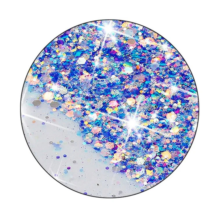 For iPhone XS Max 6.5 inch Epoxy TPU Cover Luminous Sequins Phone Case