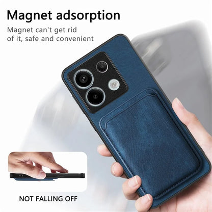 D12 For Xiaomi Redmi Note 13 Pro 5G / Poco X6 5G Magnetic Card Holder Case Vintage Phone Leather Cover