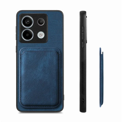 D12 For Xiaomi Redmi Note 13 Pro 5G / Poco X6 5G Magnetic Card Holder Case Vintage Phone Leather Cover