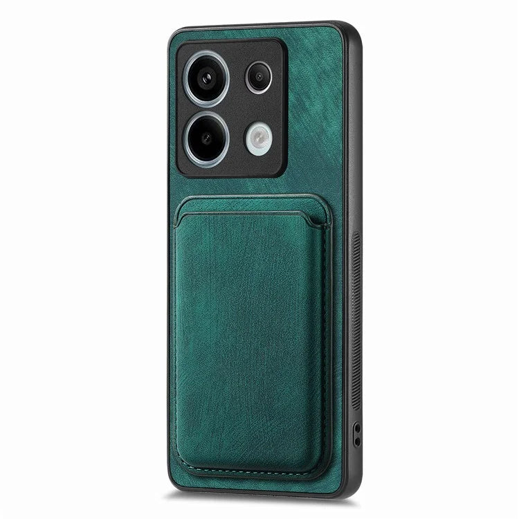 D12 For Xiaomi Redmi Note 13 Pro 5G / Poco X6 5G Magnetic Card Holder Case Vintage Phone Leather Cover