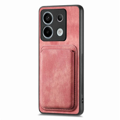 D12 For Xiaomi Redmi Note 13 Pro 5G / Poco X6 5G Magnetic Card Holder Case Vintage Phone Leather Cover