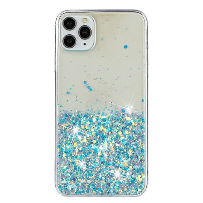Back Case for iPhone 11 Pro Max Glow In The Dark Epoxy TPU Glitter Sparkle Mobile Phone Cover