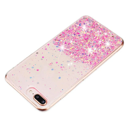 For iPhone 6 Plus/7 Plus/8 Plus 5.5 inch Case Luminous Sequins Anti-fall TPU Phone Cover