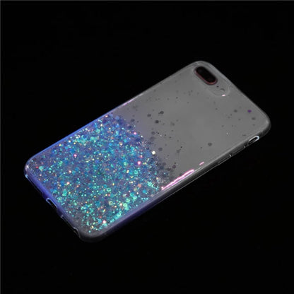 For iPhone 6 Plus / 7 Plus / 8 Plus 5.5 inch Case Luminous Sequins Anti-Fall TPU Phone Cover