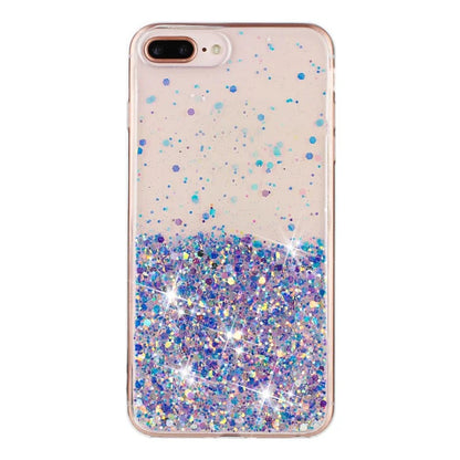 For iPhone 6 Plus/7 Plus/8 Plus 5.5 inch Case Luminous Sequins Anti-fall TPU Phone Cover